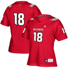 Load image into Gallery viewer, Women's Adidas Red NC State Wolfpack Replica College Jersey