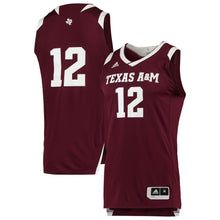 Load image into Gallery viewer, Men's Adidas Maroon/White Texas A&amp;M Aggies Chase Basketball Jersey