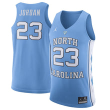 Load image into Gallery viewer, Men's Jordan Brand Michael Jordan Light Blue North Carolina Tar Heels Authentic Basketball Jersey