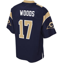 Load image into Gallery viewer, ROBERT WOODS LOS ANGELES RAMS SUPER BOWL NFL PRO LINE PLAYER JERSEY - NAVY